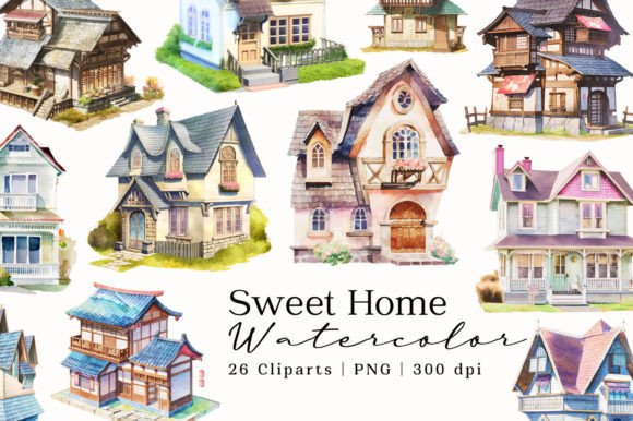h1Houses Sweet Home Watercolor Clipart – A Designer’s Honest Review for Real Client Work/h1