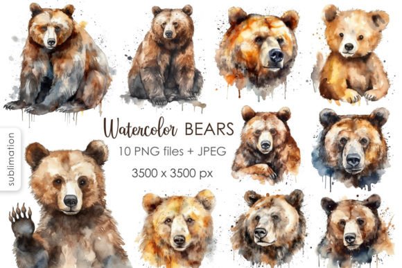 h1Watercolor Bears PNG Clipart: A Designer’s Review for Real-World Projects/h1