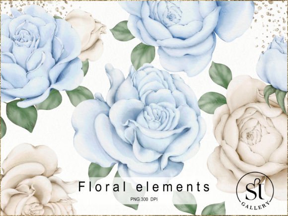Rose Watercolor Elements: A Brand Designer’s Take on Illustrations for Local Business Branding