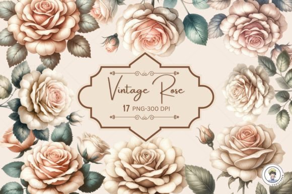 Vintage Rose Illustrations: A Designer’s Asset Review