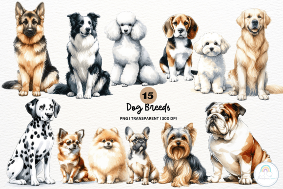 Watercolor Dog Breeds Sublimation: An Embroidery Review