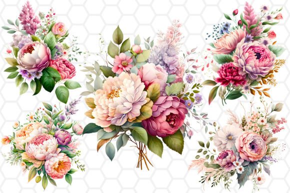 Watercolor Flower Bouquet Clipart Bundle – A Designer’s Review for Real Client Projects