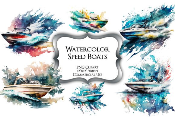 Watercolor Speed Boats PNG Clipart: A Designer’s Real-World Embroidery Review