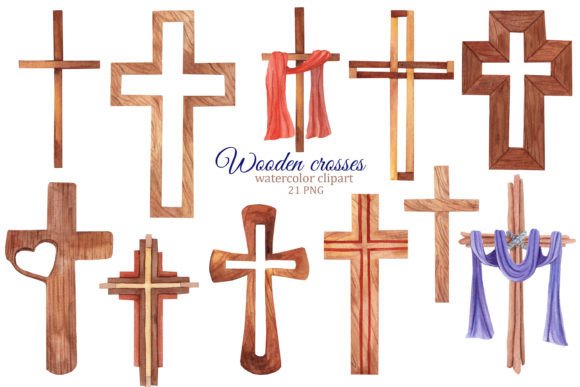 Wooden Cross Watercolor Clipart: A Designer’s Review for Real Client Projects